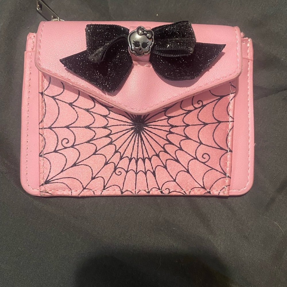Pink Monster High loungefly wallet